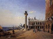Jean Baptiste Camille  Corot Venise, La Piazetta Germany oil painting artist
